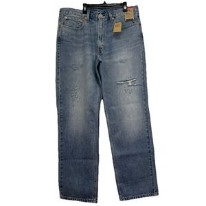 Levi's 550 Light‎ Jeans Relaxed Distressed Men's Size 36x32 NWT